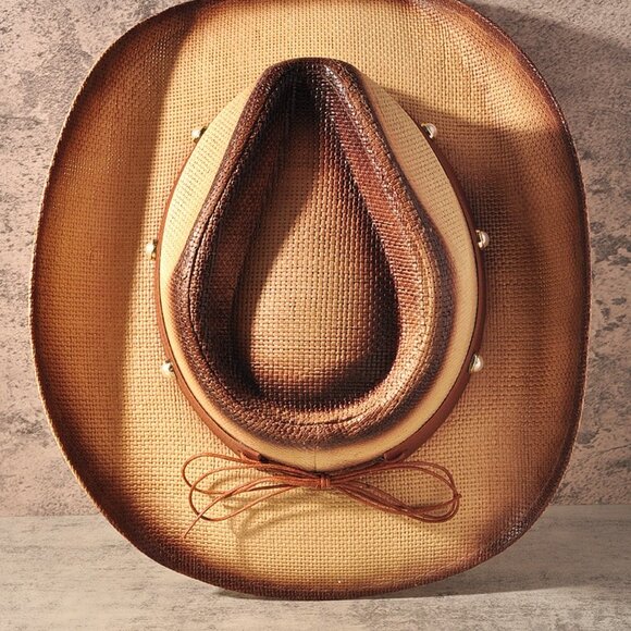 new COWGIRL COWBOY hat party rodeo beach (2-colors) western festival concert